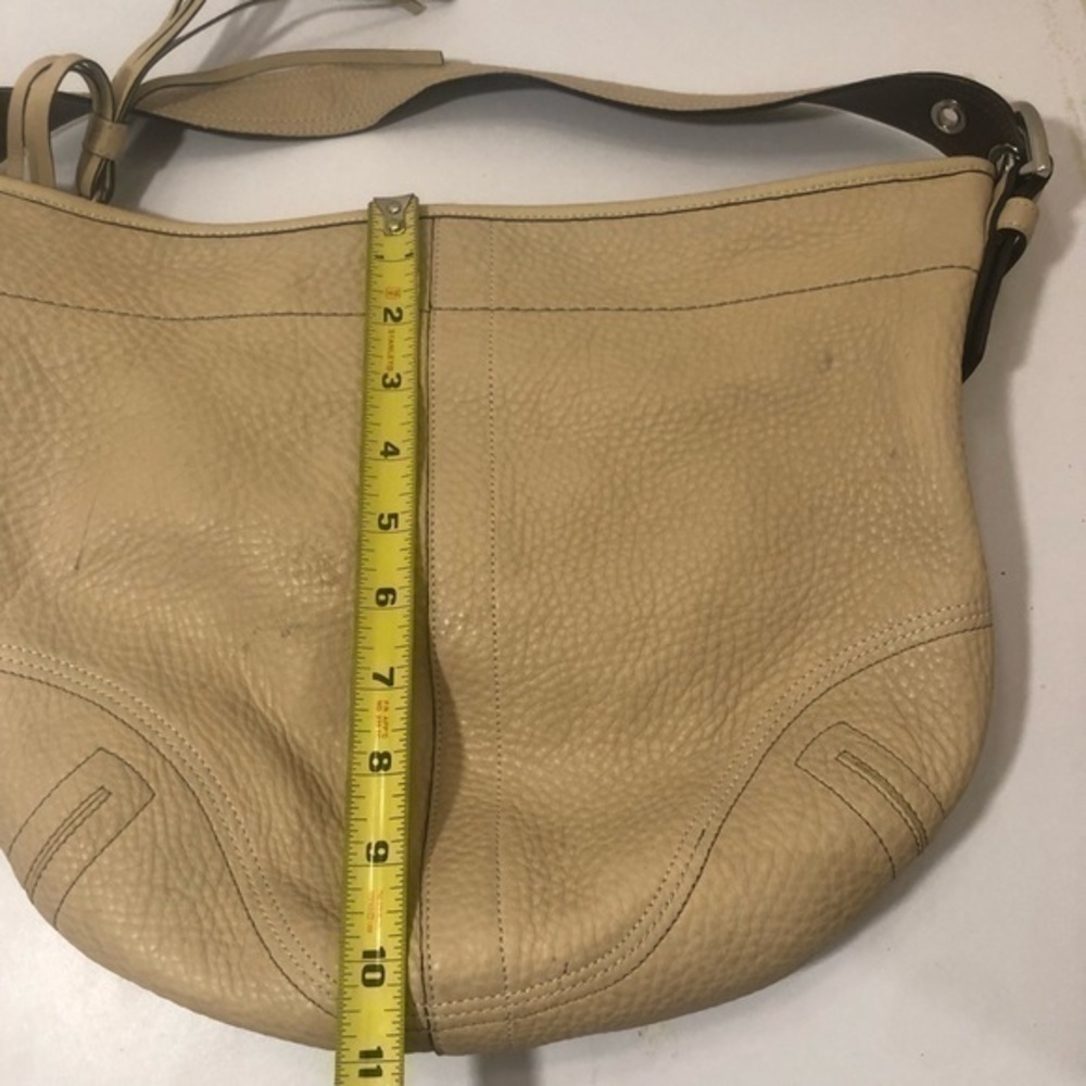 Coach vintage y2k 3227 cream penned leather soho hobo bag - Picture 16 of 16